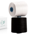 Нить полиэфирная DTY 150/48 Nim черная/белая DTY 300/96 Nim черная/белая DTY150/48/2 Sim черная/белая